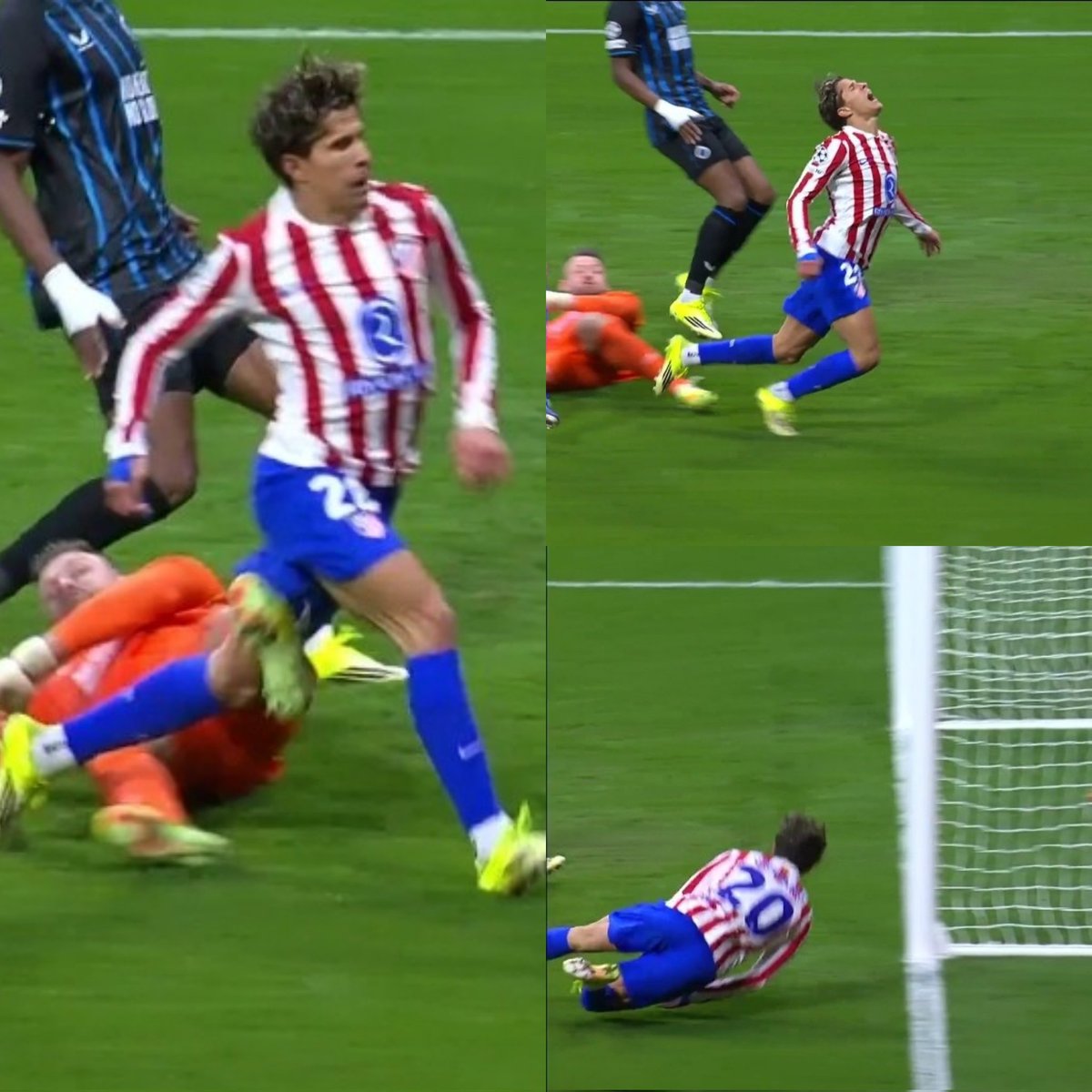 Objetivoatleti's tweet photo. 🔎 👀 La última vez de Clément Turpin en el Metropolitano nos perpetró un auténtico atraco histórico.

De los penaltis más claros que se han visto en los últimos años en el Metropolitano en Champions y ni tan siquiera yendo al VAR lo pitó.

MÁXIMA DIFUSIÓN 🔄 https://t.co/1Z13BSNdN6