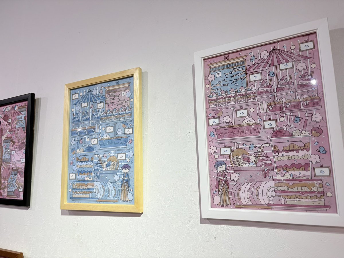 #桜時の空模様 出展作家紹介
主催　はすみさん <a href="/Mon0cer/">はすみ🍎</a> 

桜のピンクに空の水色がふんだんに使用された華やかな作品を多数出展されています。
作品の中に散りばめられた様々なモチーフを探すのもとても楽しいです。
是非、会場でお楽しみくださいませ。