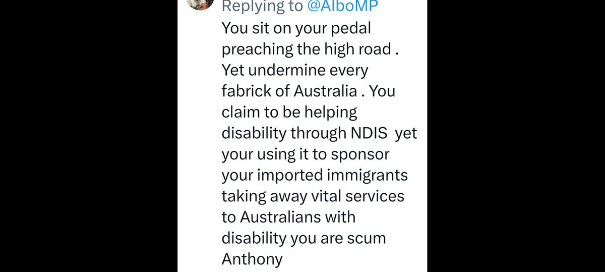 Mark18855126's tweet photo. @AlboMP https://t.co/W9Qf0UZd52
