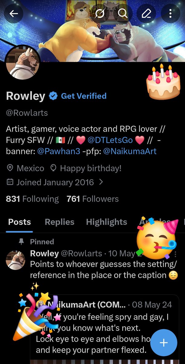 Rowlarts's tweet photo. So the bird app removed balloons, but that doesn't stop me from adding my own 🎈🎈🎈. It's that time of the year! 🎉

Thanks to everyone that has made this year a special one! ❤️ https://t.co/HrQFEqRl4N