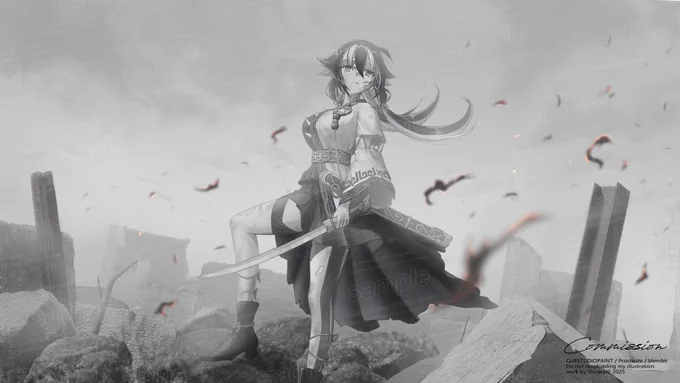 【ご依頼受付中!】 一枚絵・背景制作・立ち絵のご依頼受付中です 進捗報告などご依頼者様に安心も提供できるよう心掛けて制作しています。お気軽にご相談ください! ツリーに参考価格やご依頼前の確認事項、各種リンクを載せているのでご参照のうえお問合せください。 #イラスト依頼 #有償依頼