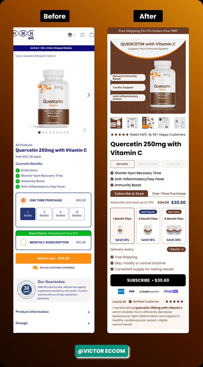 Victor Eccom//Landingpagedeveloper// Replo tweet media