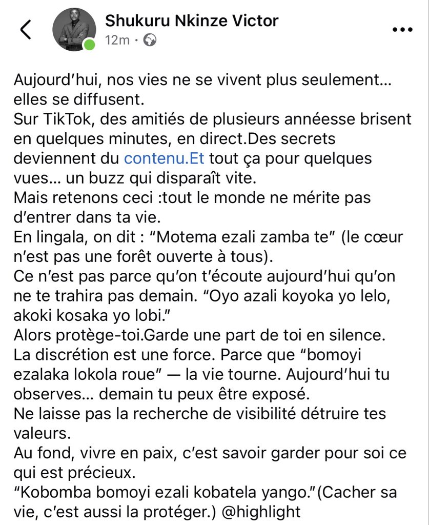 Ir Shukuru Nkinze Victor tweet media