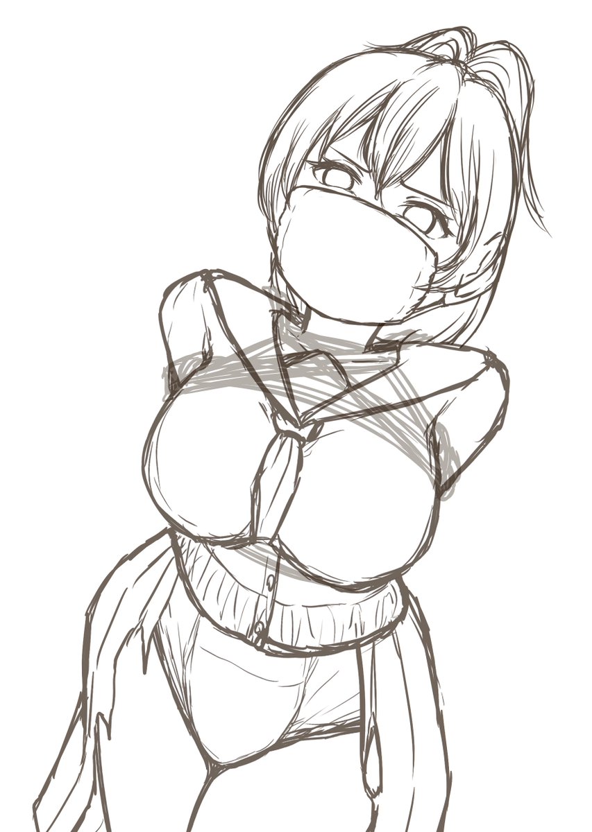 息抜きに途中まで描いていたものですが、ボツになりそうです。 