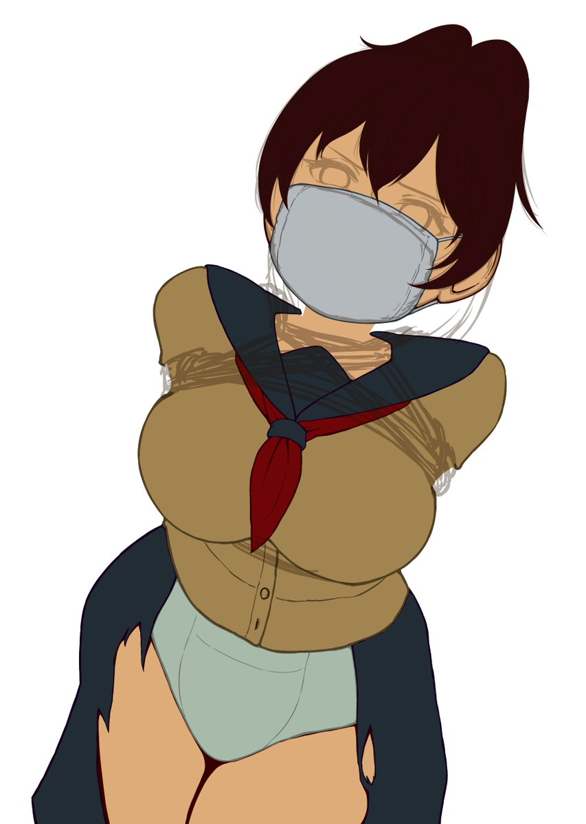 息抜きに途中まで描いていたものですが、ボツになりそうです。 