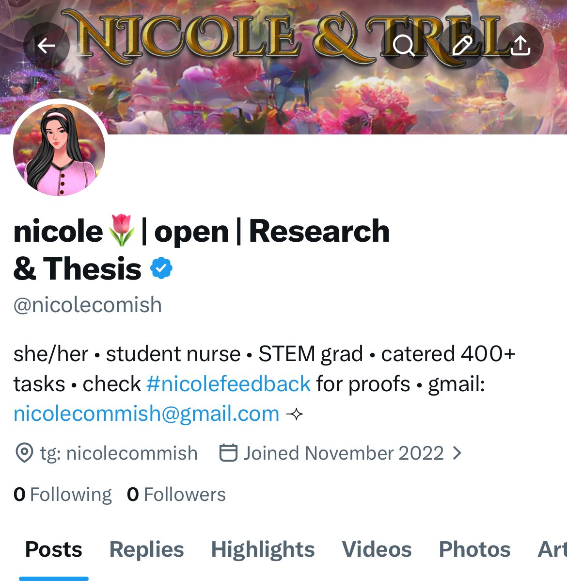 lf commissioner 

hi everyone! this is nicolecomish, my account recently got 🍣 due to a violation, idk why. i’m currently working on an appeal to get it back 🙏 it’s really hard to start from scratch again 😢

for now, please follow my second account, and help me rt this post!