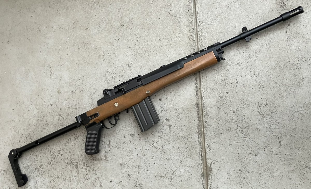 KG_Kotorisky's tweet image. ダブルベルMini-14これにて一応完成！
まあなんとかあるべき姿に・・・箱出しやとアレやけど素材として楽しめた、２ヶ月も😅

 #Mini14