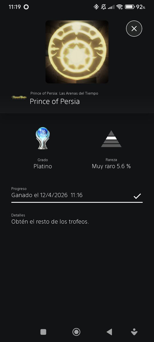Black_Luffy's tweet image. Platino N° 306 - Prince of Persia Las arenas del tiempo

Un juegazo clásico que merecía platino.

@HistoriaPlatino @PlayStation @PSPlusES @PlayStationES @trofeospsn @SaqueandoTrofeo 

#platini #trofeos #psn #psplus #playstation #ps5 #ps4 #ps3