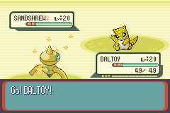 XortaClanc's tweet photo. 🌟 Shiny Baltoy 🌟
After 20351 encounters in Pokémon Ruby.
Second Baltoy trying to complete this route. What's amazing is... it's the rarest encounter at only 10%, and I still need the two most common encounters, Sandshrew and Trapinch 😅

I need to get a Pokémon with Damp... https://t.co/nMy8nBbywN