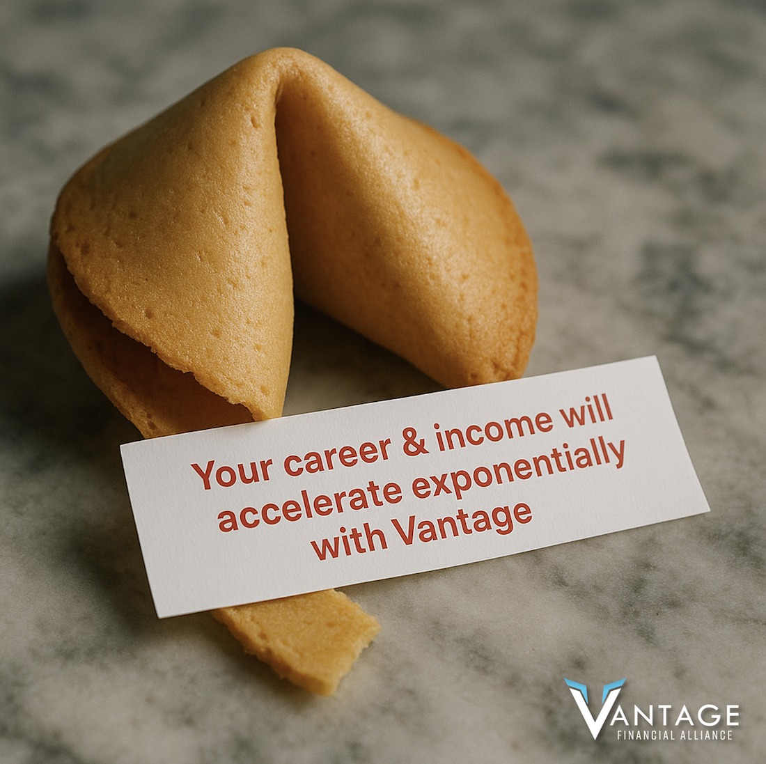AllianceVantage's tweet photo. Your fortune cookie is here! Level up with Vantage! #VantageFinancialAlliance #Vantage #VLife https://t.co/wnGJ3CLLWF