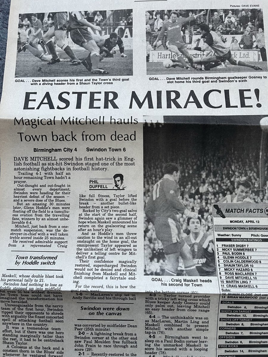 Old Swindon Programmes tweet media