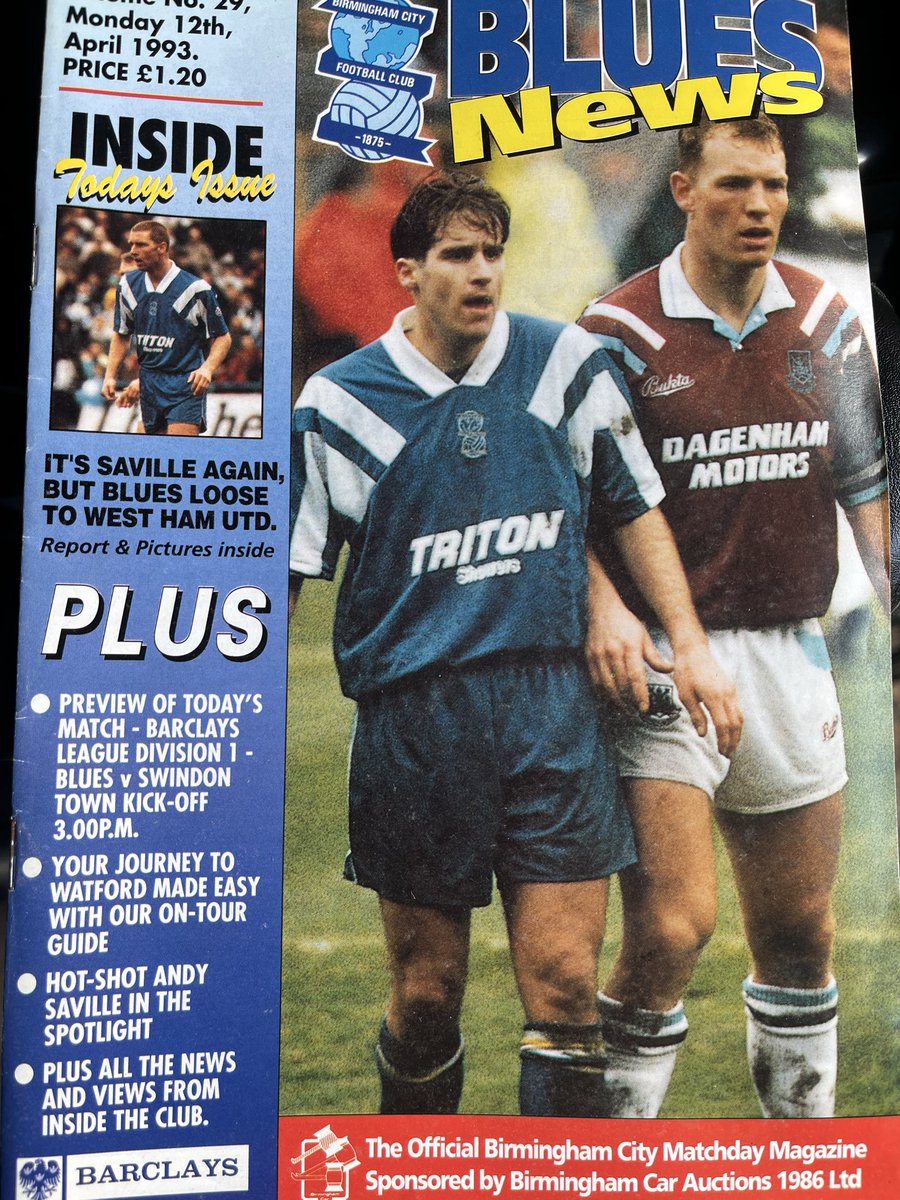 Old Swindon Programmes tweet media