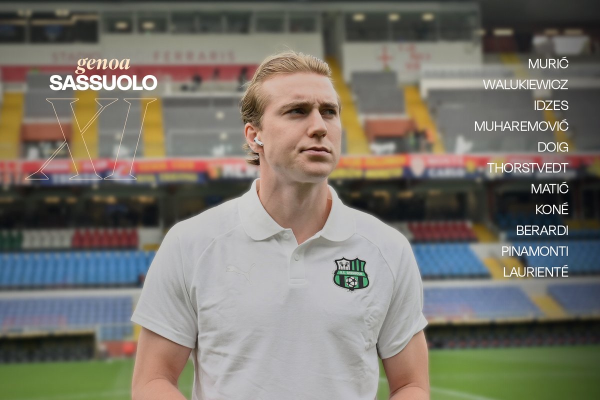 𝗦𝗧𝗔𝗥𝗧𝗜𝗡𝗚 𝑿𝑰 🖤💚

#GenoaSassuolo
#ForzaSasol