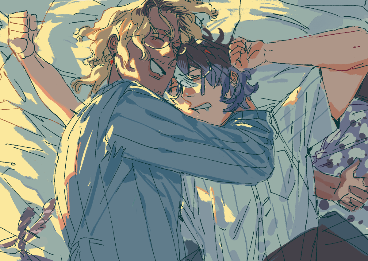_Dr_Prince_'s tweet photo. Got art commed from the lovely Brainrotisseriechicken for Sylvester Prince x Simon Glass :) My sweeties.. https://t.co/1I3Ji3RYBR