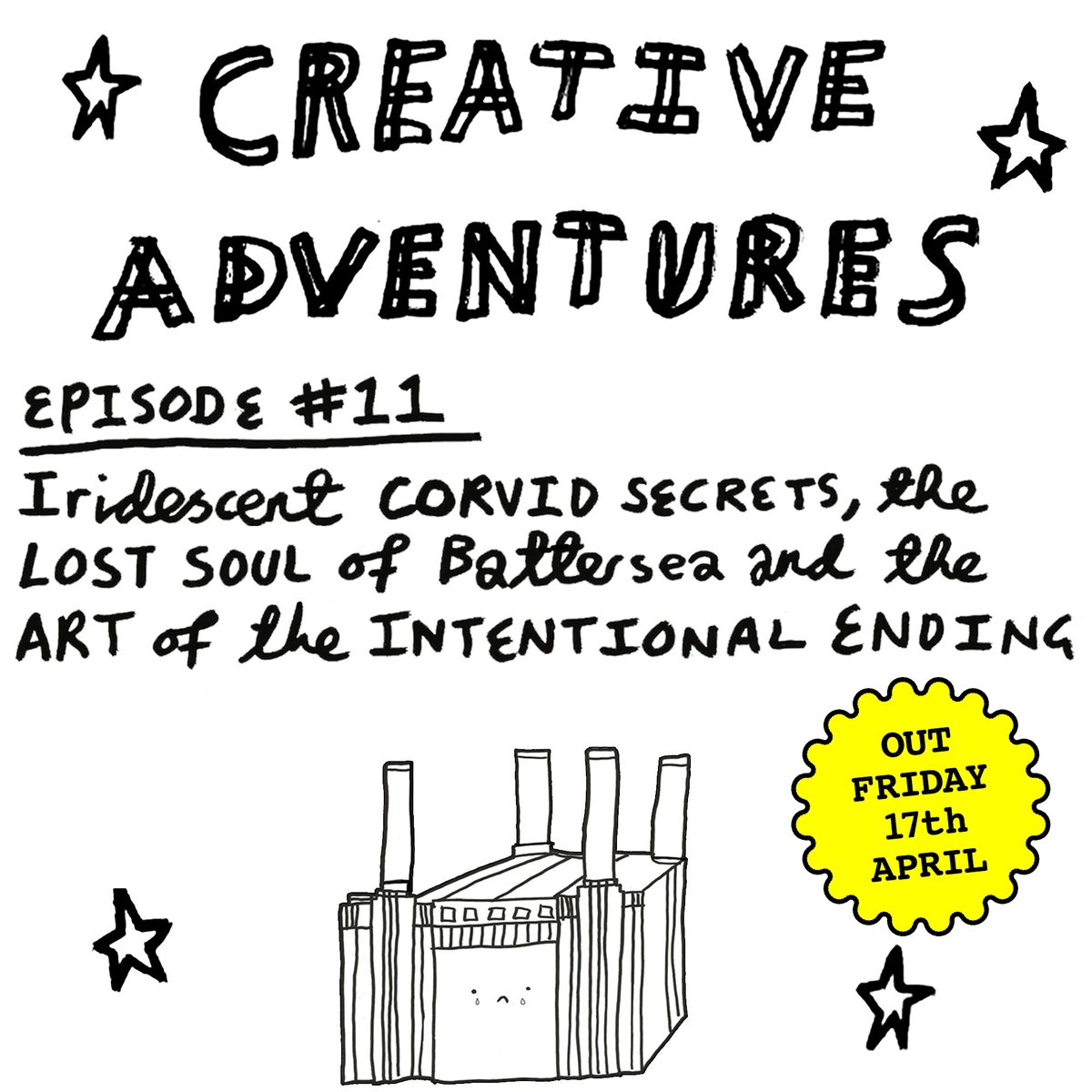 stevexoh's tweet photo. EPISODE/ISSUE 11 of CREATIVE ADVENTURES OUT ON FRIDAY

The latest instalment of my simultaneous podcast/Substack will be out this Friday 17th April.

If you'd like to catch up on previous editions you can listen to/read all ten of them at https://t.co/OgbTdZhVub

#podcast https://t.co/FOzcm0EGAf