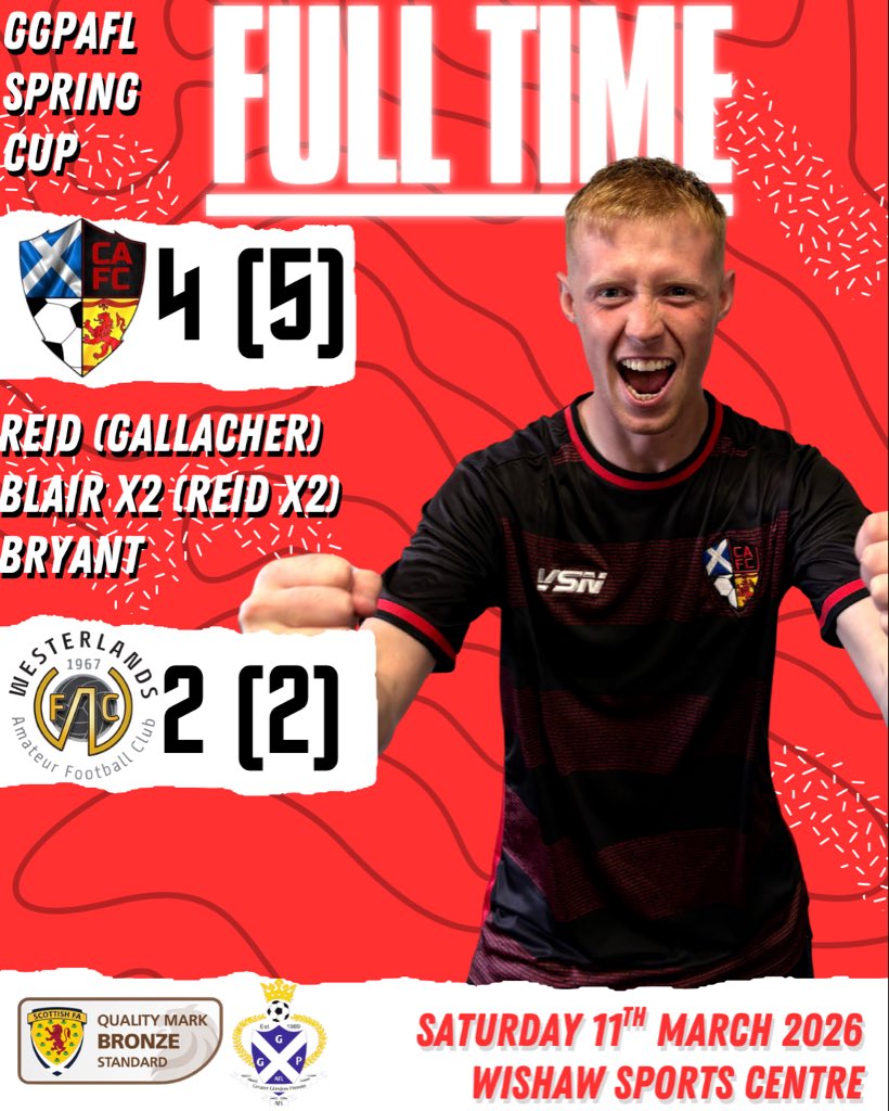 CondorratAFC's tweet photo. 🔴RESULT⚫️
 
Reid scoring after 26 seconds really set the ton.

Cruising getting ourselves to 3-0. Fair play to Westerlands who got themselves back into it but we were never in any danger. Comfortable. 

MOTM - Blair. Back to his best yesterday.

MTR🐀 

🤝Hiscox Insurance
🤝D Massey Joinery
🤝The Cumbernauld Law Practice
🤝Condorrat social club
🤝Ken Wok
🤝Kirkie Drycleaners Ltd