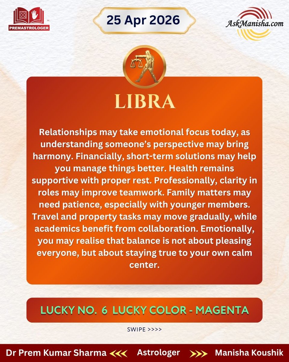 KoushikManisha's tweet image. Sssh!! Don’t share that secret with anyone. Your Horoscope says it all!

** Horoscopes are based on the Sun sign.

Reach us at  +919212144479 wa.me/919212144479

Read More: askmanisha.com/daily-horoscope

 #leo #virgo #libra #scorpio