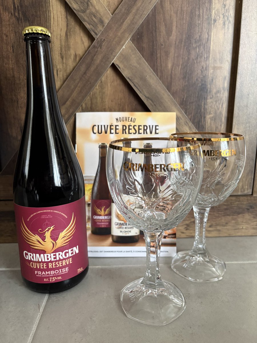 val6663's tweet photo. Cuvée réserve framboise en test…
#grimbergen #sampleo_france 

L’abus d’alcool est dangereux pour la santé, à consommer avec modération. https://t.co/YUhpw3Pyi5