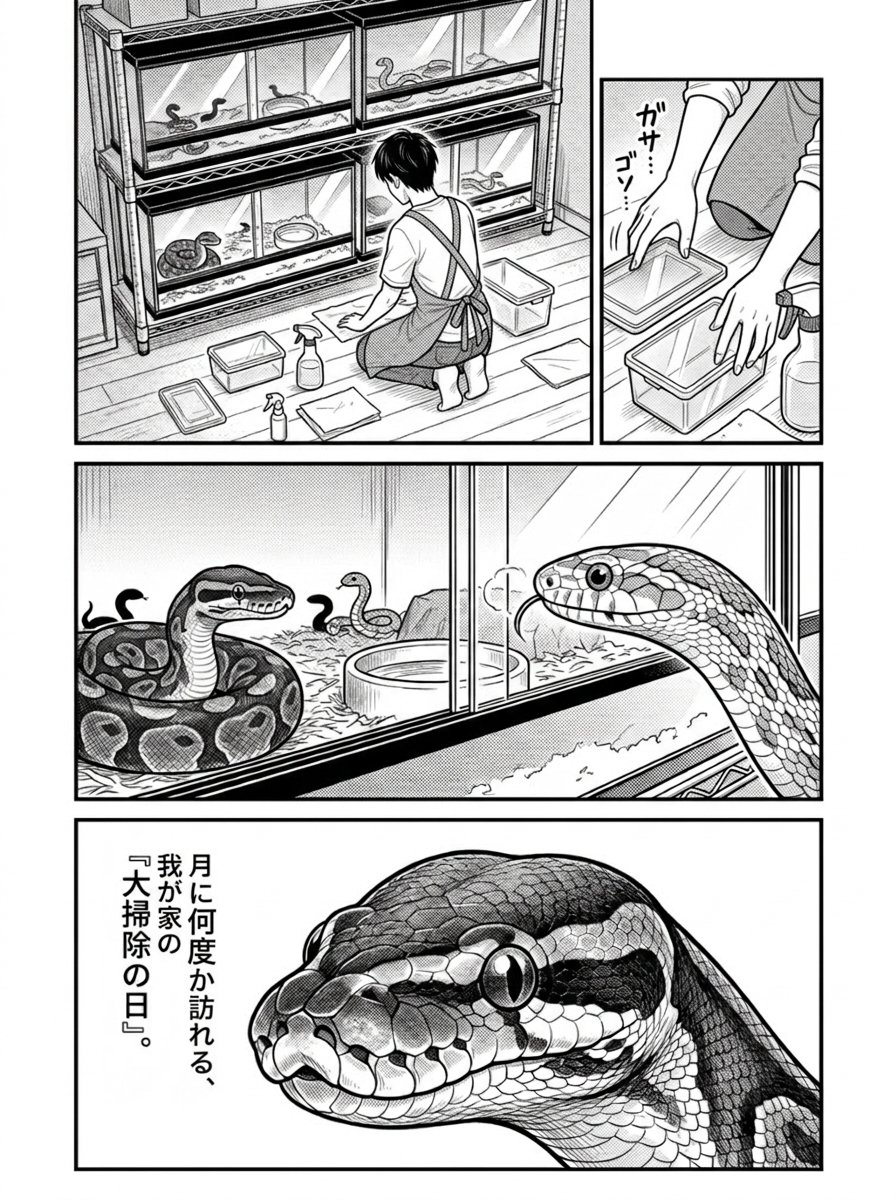 officialmootoon's tweet image. ドキドキ・ハンドリング体験🐍💖(1/7)
フル版です📚✨

世界中のヘビ好きさんに届け～🚀✨

#MOOTOON #漫画が読めるハッシュタグ #snake