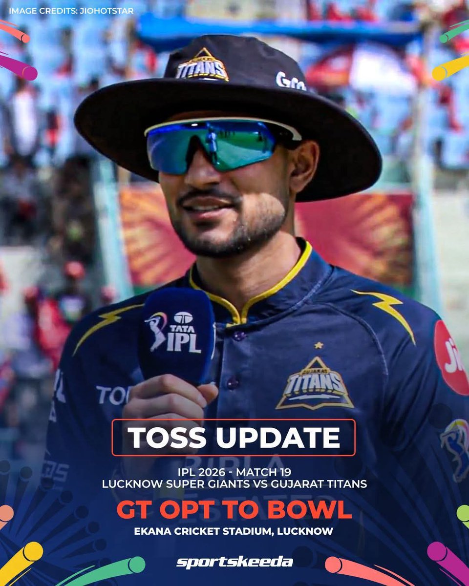 🚨 𝑻𝑶𝑺𝑺 𝑼𝑷𝑫𝑨𝑻𝑬 🚨

GT skipper Shubman Gill has won the toss and opted to bowl first against LSG! 🪙

#LSGvGT #IPL2026 #Sportskeeda