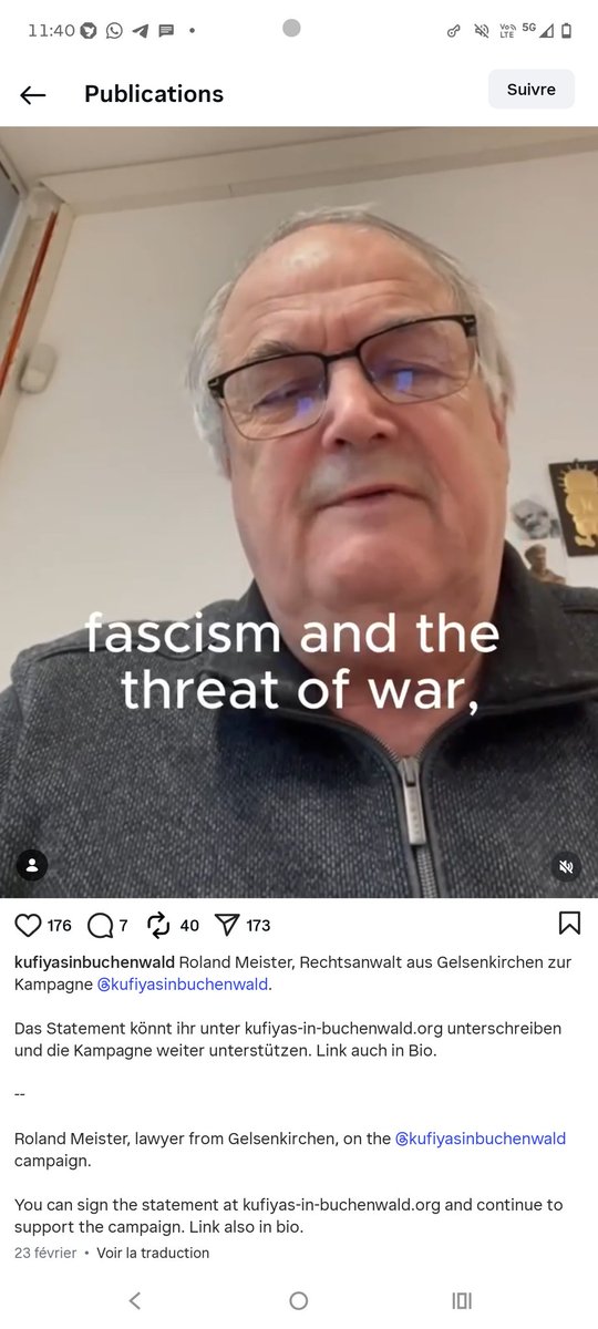 HannahStasi's tweet image. 7/ Cette Anna est-elle membre du #MLPD ? Impossible de l'affirmer mais, coïncidence étonnante (non), la campagne "Des keffiehs à #Buchenwald" a pour avocat un militant et ex-candidat du... #MLPD ! 👇