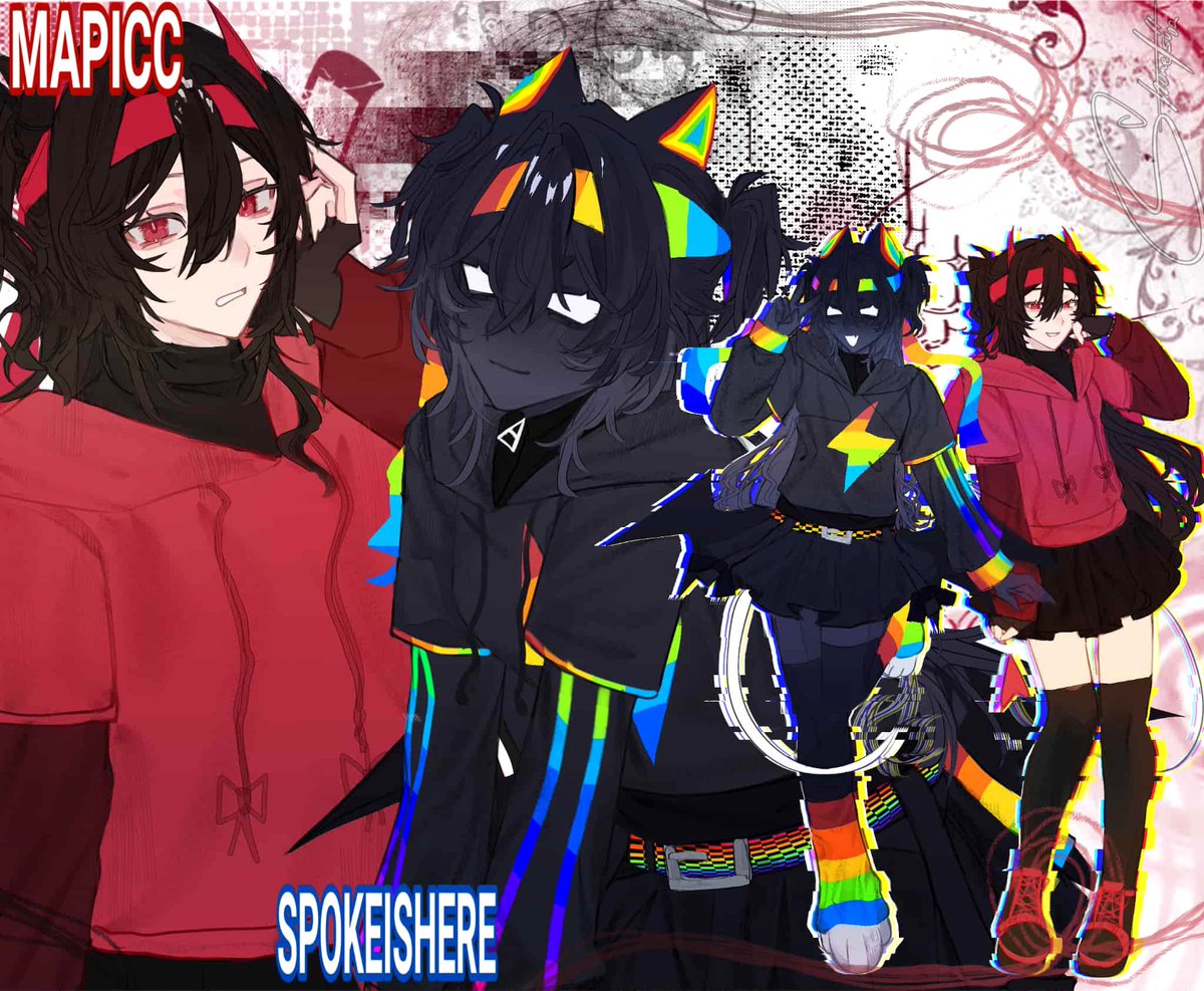 shometsu02's tweet image. Genderbend Devious duo

#mapiccfanart #spokeisherefanart #Deviousduo