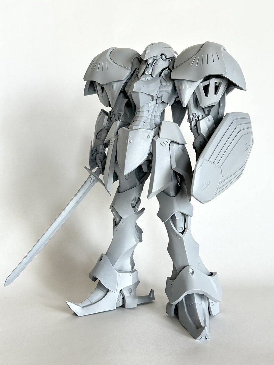 wombat_147's tweet photo. 1/144 MHビルドー
サフ1回目。
アワトレやボークスの1/144MHに頭頂高をあわせているのだけど(156mm)、結構ボリュームを感じます。

#wombatビルドー
#FSS_jp https://t.co/9jcmho8okp