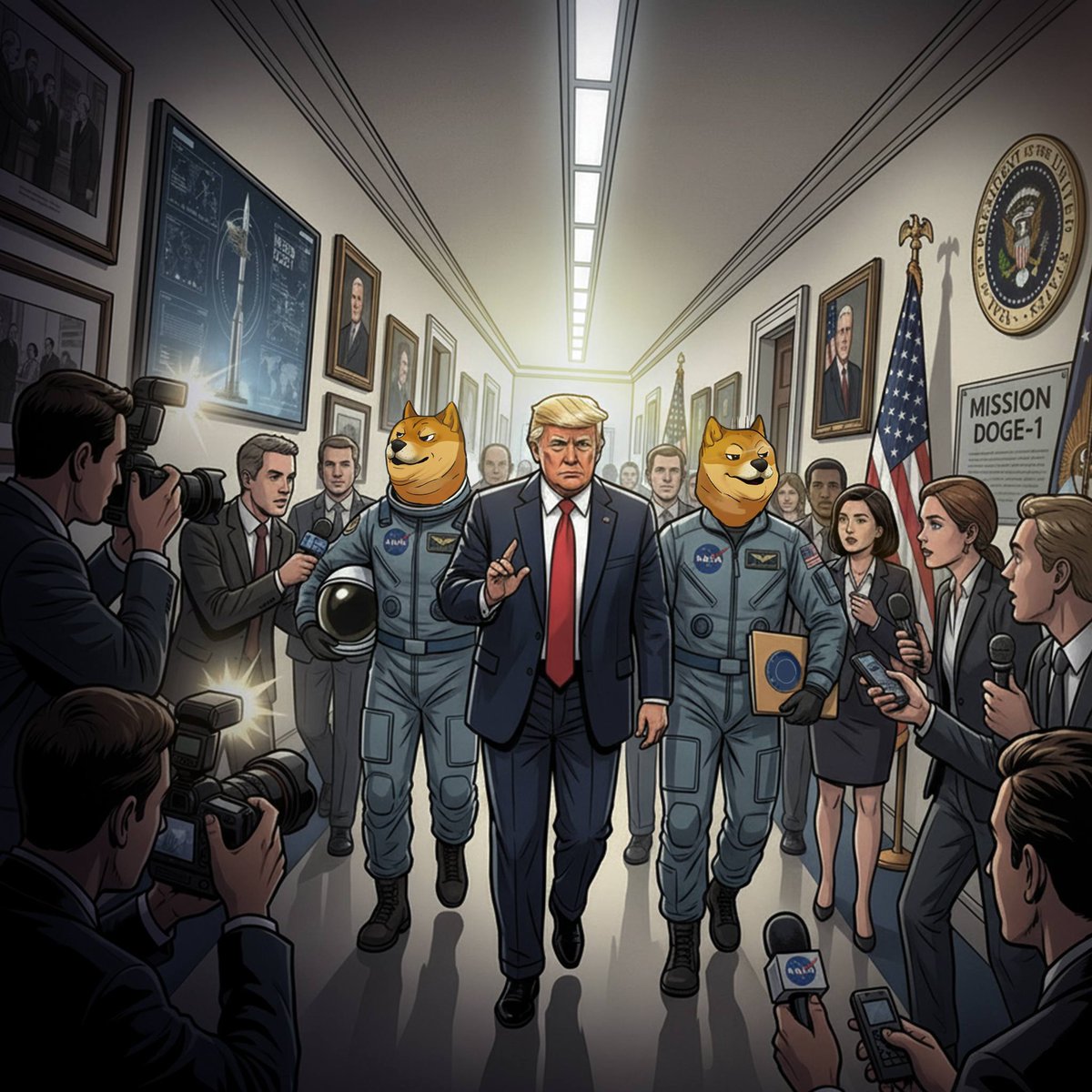 Mission briefing complete.

We aren't just going to the moon anymore, we’re taking it beyond. 🚀🐕

DOGE-1: next stop, space.