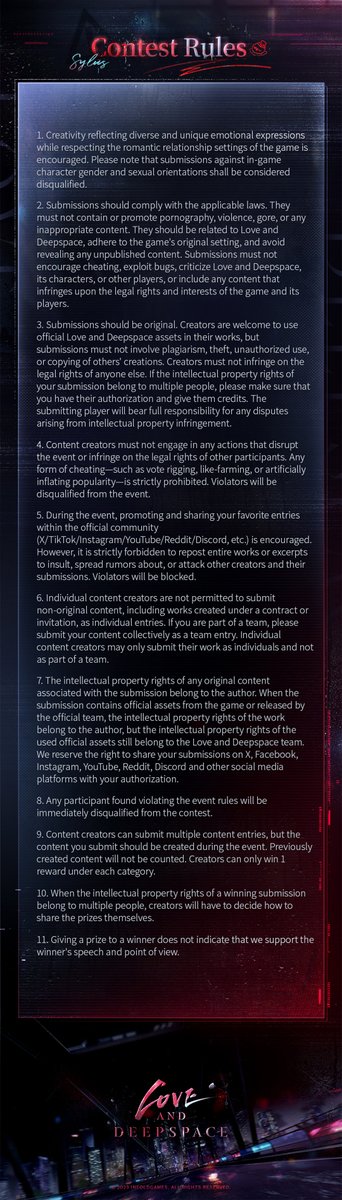 Love and Deepspace tweet media