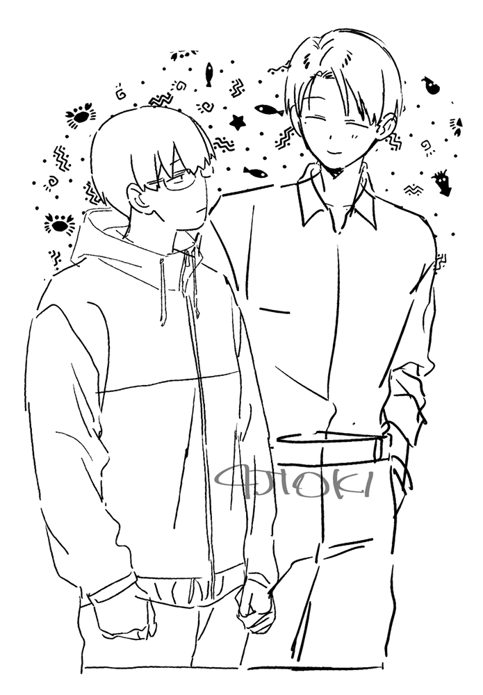 普段の大ラフ段階の崩し具合がかわいいのでそのまま清書してみようの回（これはしたがき）