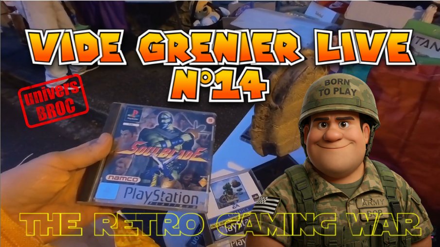 vide grenier live N°14 //the retro gaming war youtu.be/VjwjPKJHixo?si… via <a href="/YouTube/">YouTube</a>