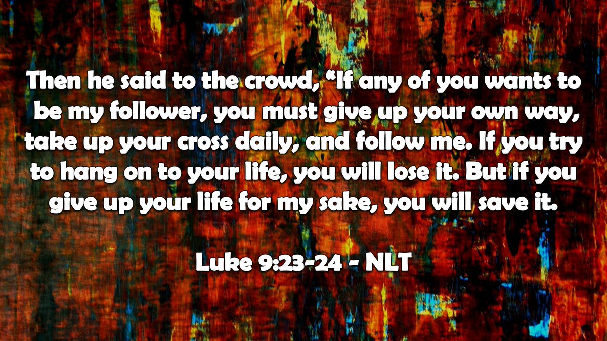 There are a few contrasts in scripture that Jesus uses to explain what it means to follow Him, such as the last will be first &amp; the weak will be strong. And there's this one: give up your life for Him to save it. Turn to Him today! #cityonahillnashville t.ly/3F4rC