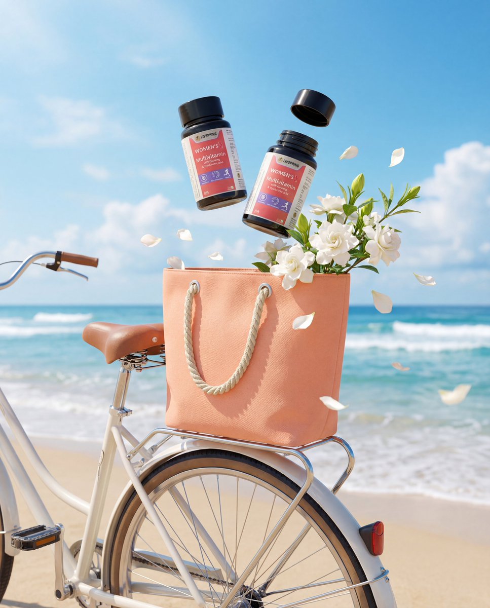 LivSpring_'s tweet image. Wellness that travels with you ☀️🌸
Stay energized, balanced, and glowing every day with Livspring Women’s Multivitamin 💊💖

Shop now: livspringhealth.com

#LivspringHealth #WomensWellness #DailyVitamins #HealthyLifestyle #WellnessJourney