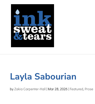 laylasabourian's tweet image. Thrilled to share — my prose piece Layla Sabourian is published and featured in Ink Sweat &amp;amp; Tears, one of the UK's finest literary journals. Being featured here means so much. 🖤 inksweatandtears.co.uk/layla-sabouria… #IranianWriter #InkSweatAndTears #Published #LaylaSabourian #IranianWomen