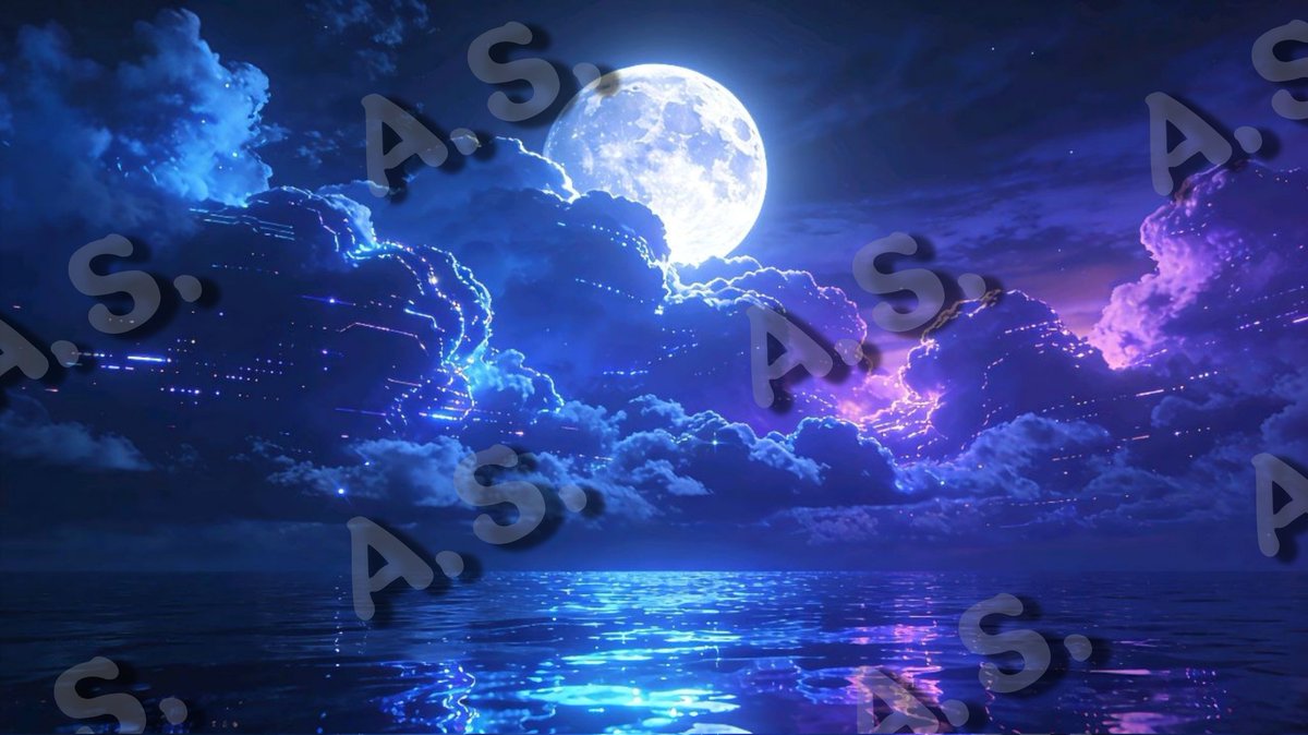 ASWASCM's tweet photo. 夢幻月光與海之系列
Dreamy Moonlight &amp; Ocean Collection

#moonlight
#nightaesthetic
#dreamysky
#calmvibes
#relaxingart
#oceanview
#nightscape
#peacefulmind
#healingvisual https://t.co/ayH3oPtOJb