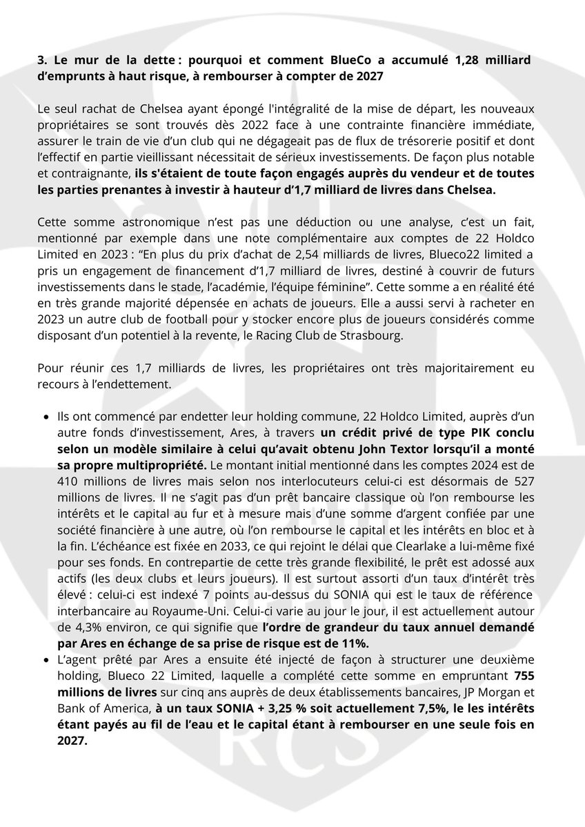 Fédération Supporters RCS tweet media