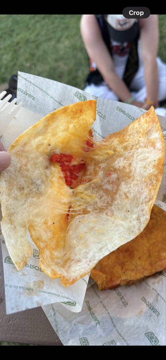 coachella hot cheeto quesadilla btw