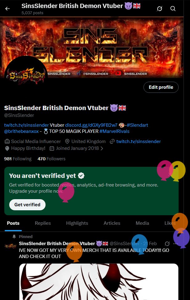 SinsSlender British Demon Vtuber 😈🇬🇧 tweet media