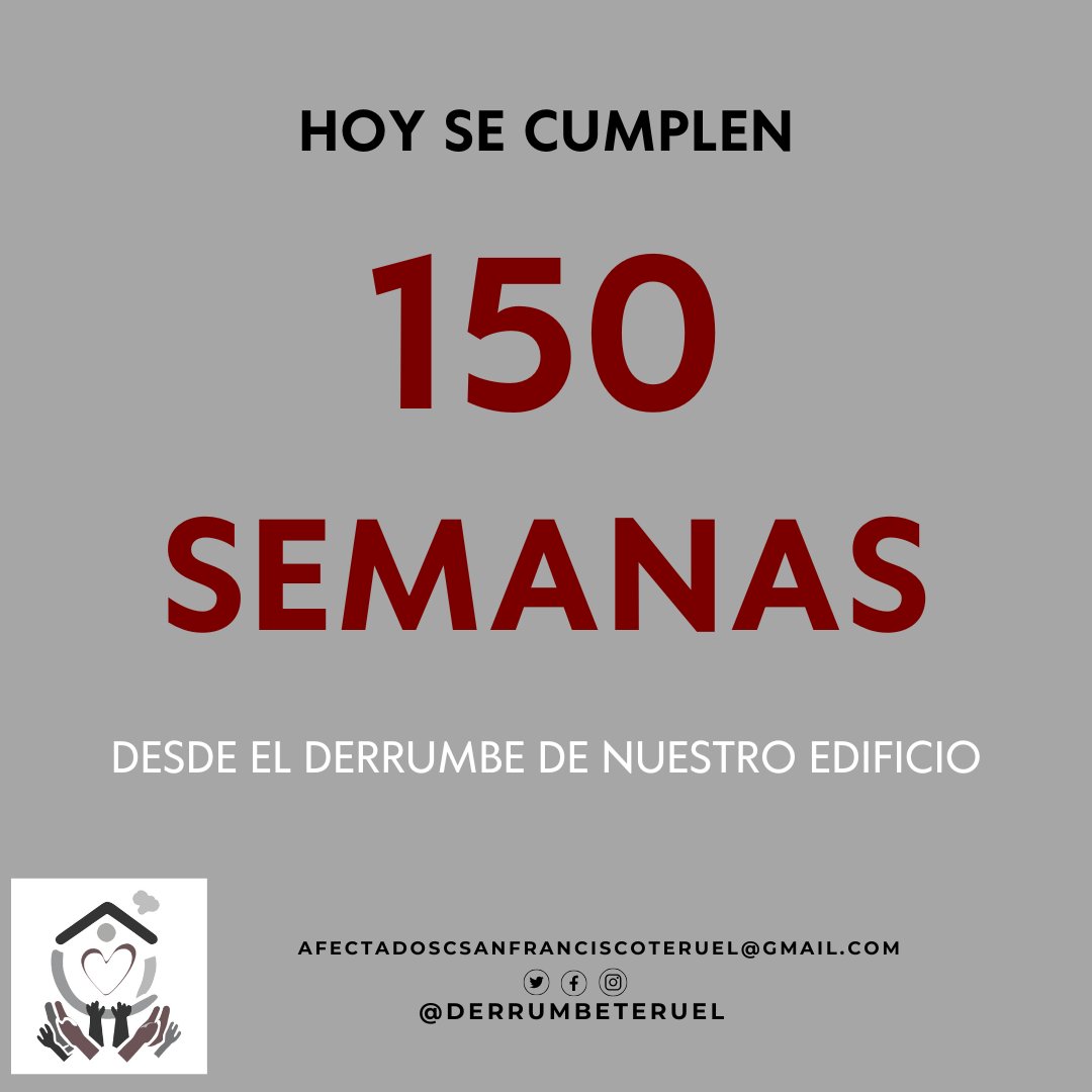 Plataforma Afectados C/ San Francisco Teruel, 21 tweet media