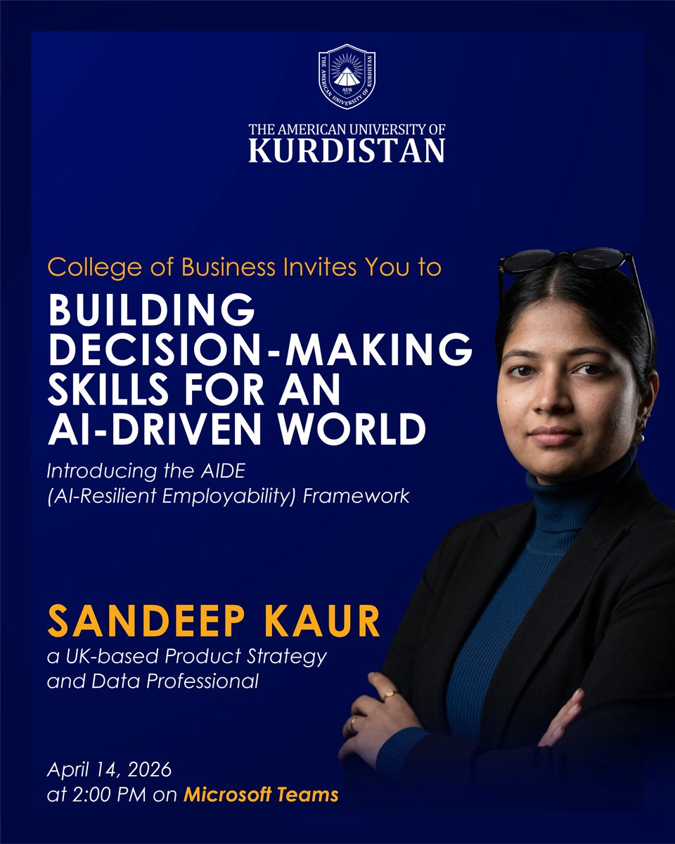 The American University of Kurdistan tweet media