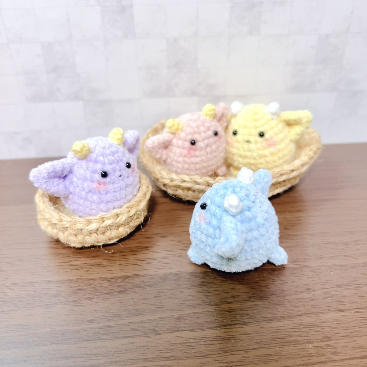 【sara】　あみぐるみ　オーダーメイド　ぬいぐるみ　アートドール　たぬき sara様専用】 あみぐるみ オーダーメイド ぬいぐるみ アートドール