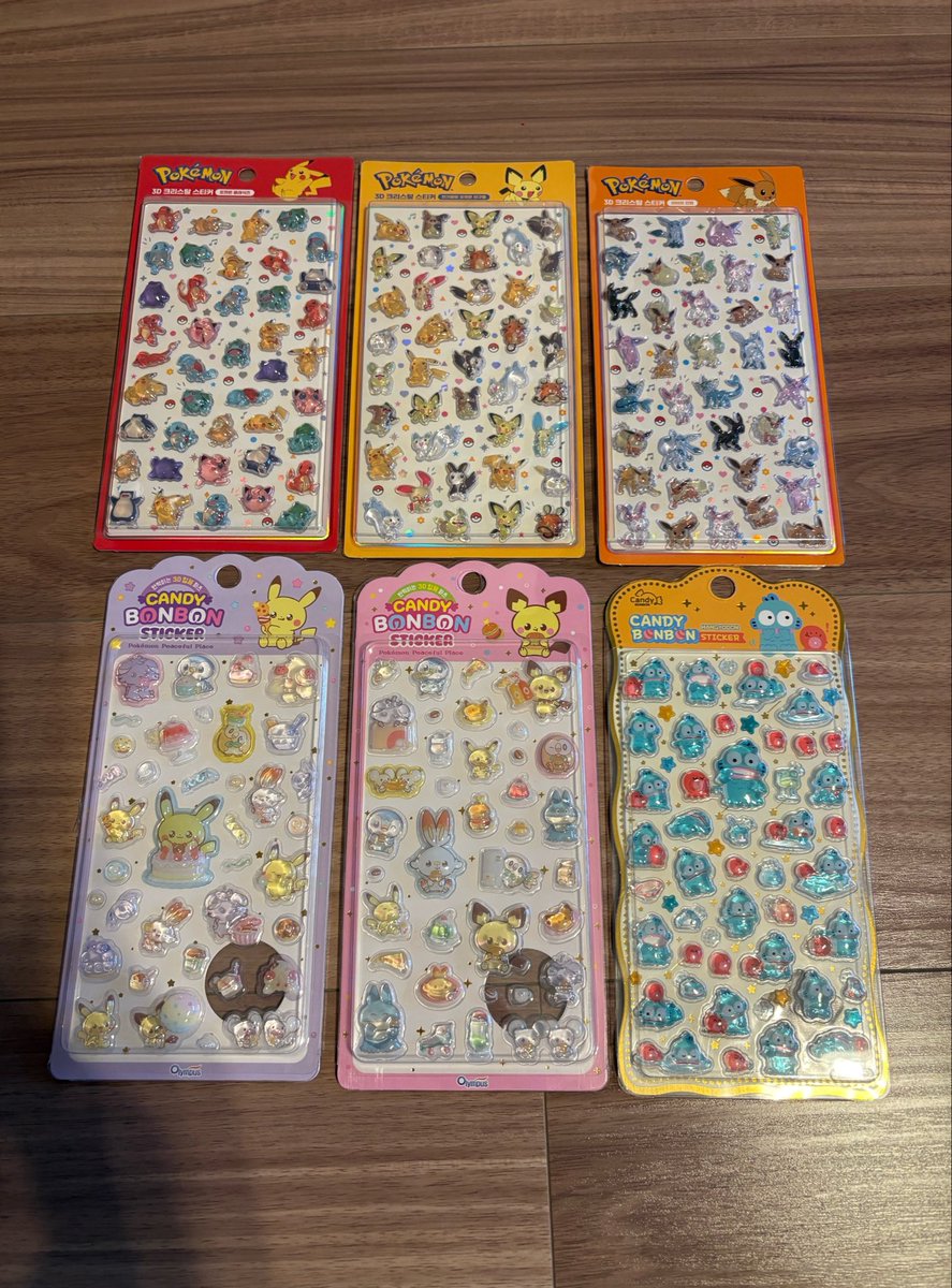 ______s2____99's tweet photo. 【交換】 ポケモンクリスタルステッカー　キャンディドロップ　きゅるるん　喫茶アラモード　はっぴーフォン

譲　写真のもの
求　ボンドロmini系　オリジナル
　　うるちゅる未所持のもの
　　他なんでも検討 https://t.co/Mh2BmpzU1r