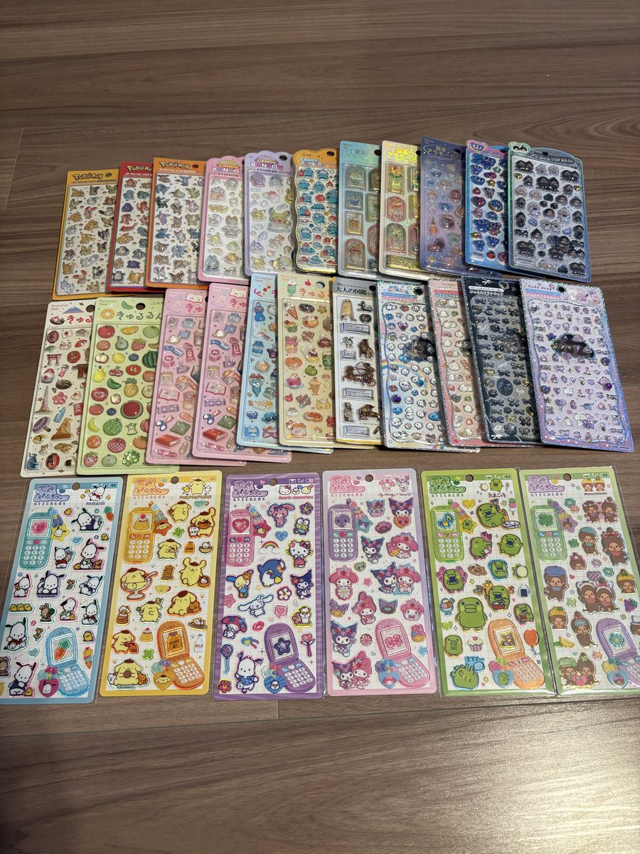 ______s2____99's tweet photo. 【交換】 ポケモンクリスタルステッカー　キャンディドロップ　きゅるるん　喫茶アラモード　はっぴーフォン

譲　写真のもの
求　ボンドロmini系　オリジナル
　　うるちゅる未所持のもの
　　他なんでも検討 https://t.co/Mh2BmpzU1r