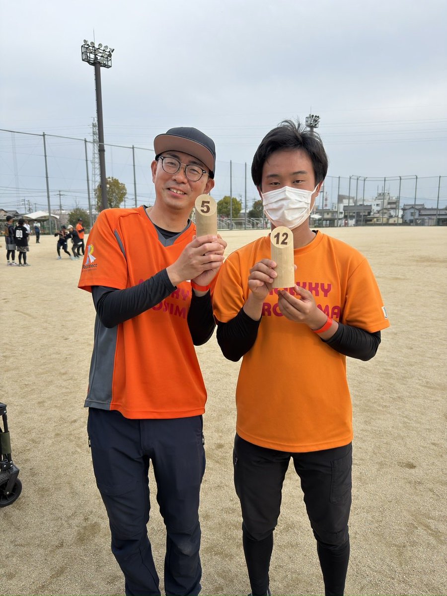 選手権予選ギリのギリで通過しました！！やなちゃんとモルック広島の予選同組ワンツーフィニッシュからのダブル通過！めちゃくちゃ嬉しかったです！
中四国代表の名に恥じぬよう大阪までにまだ上を目指して頑張ります💪