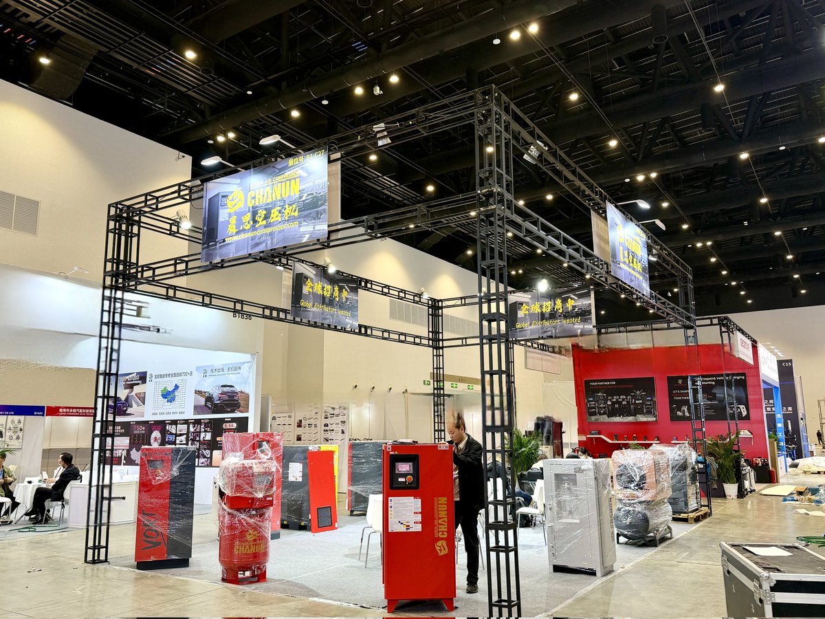 chanuncomp2025's tweet image. 🎉Beijing AMR 2026
CHANUN We’re all set and ready for the exhibition!
📍 Booth: B1-C27
📅 Apr. 13-15, 2026
Looking forward to meeting you at the show! 👋

#AMR #screwcompressor #CHANUNCompressor#diesel#autoworkshop

chanuncompressor.com