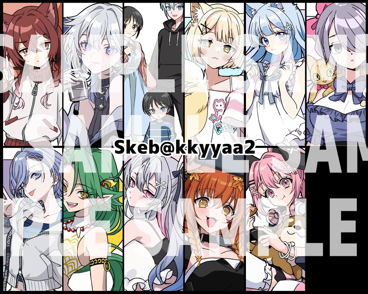 現在までのをまとめてみましたでござる👐
skeb.jp/@kkyyaa2　#Skeb