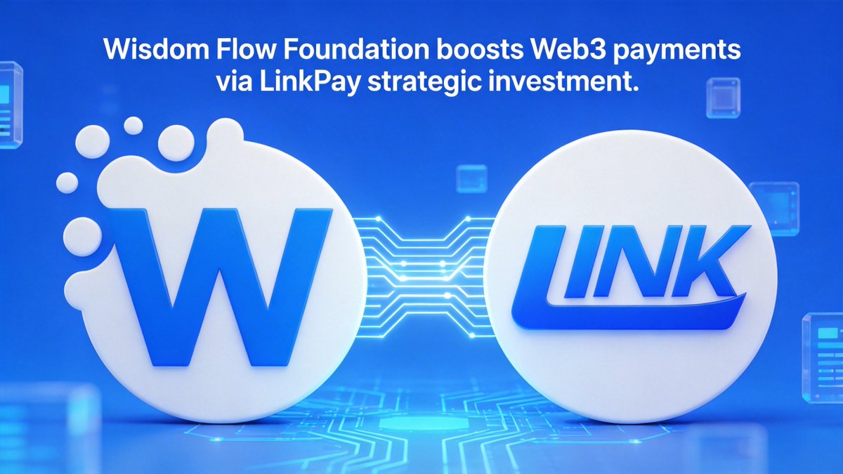 wisdom_flowing's tweet photo. Real adoption requires real infrastructure.

Wisdom Flow Foundation has strategically invested in LinkPay to accelerate global Web3 payments—enhancing liquidity, settlement efficiency, and real-world merchant integration.

#WisdomFlow #LinkPay #Web3Payments #Fintech https://t.co/N1YiFD7XFT