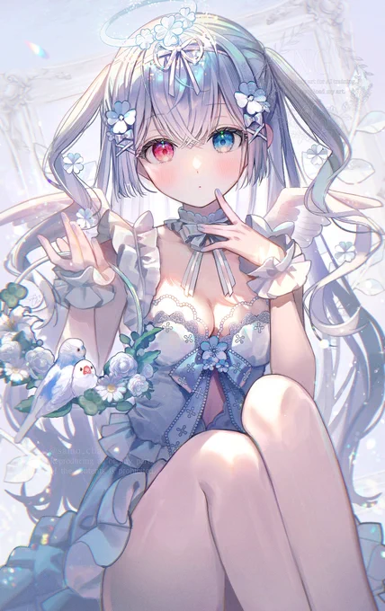 #凍結祭りでフォロワー減ったから自己紹介して逆に増やす 白髪と透明な雰囲気が好きですよろしくお願いします!