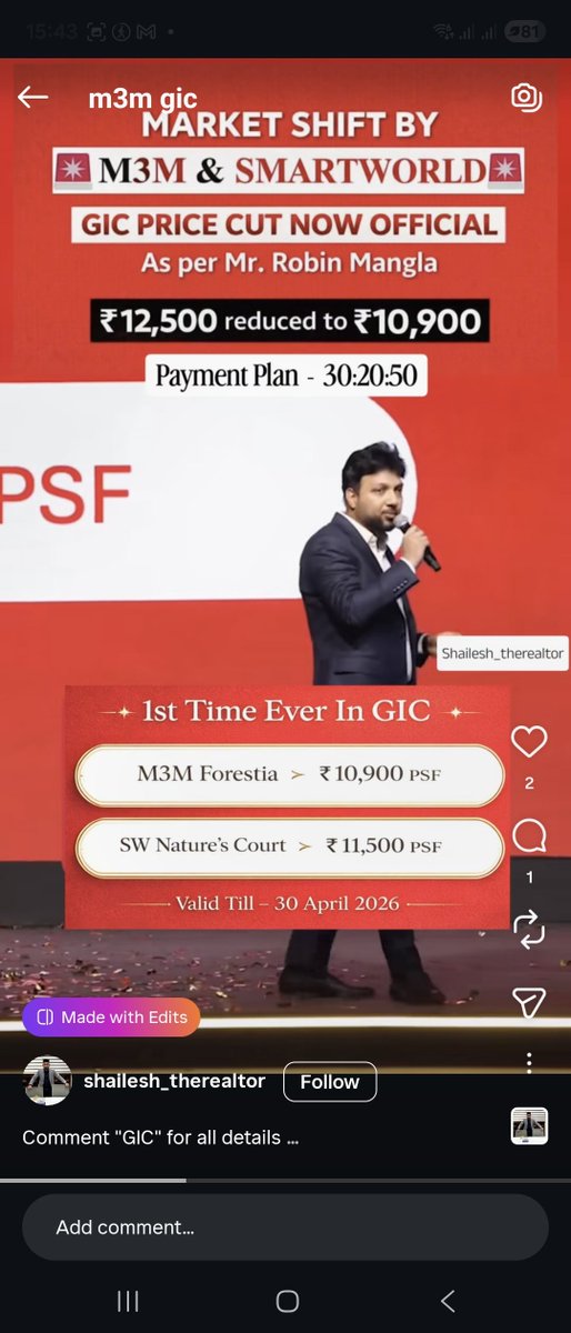 Investwthkeshav's tweet photo. Real estate mai price kbhi niche nhi aata
#realstate #gurugram https://t.co/sbdH0H8tMq