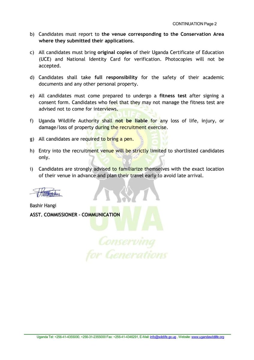 Uganda Wildlife Authority tweet media
